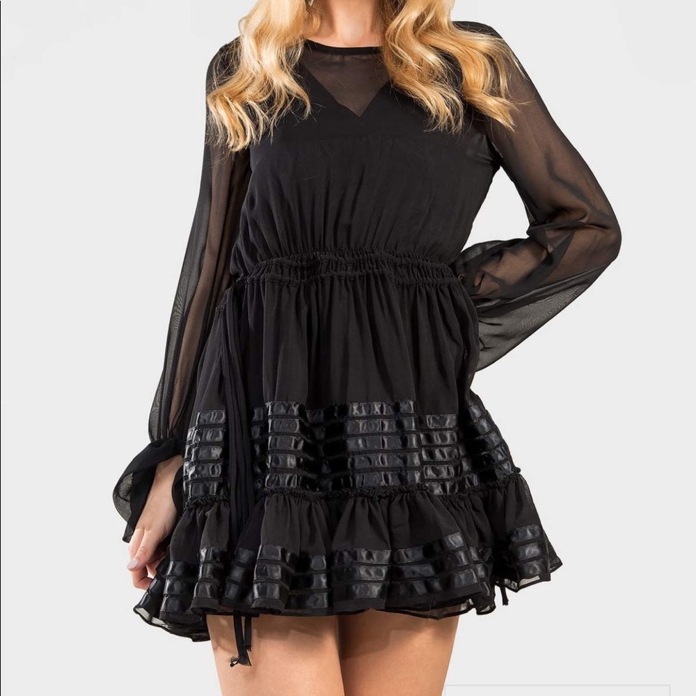Black Boho Dress